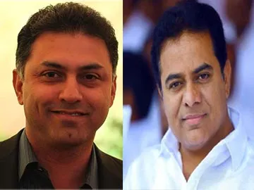 సాఫ్ట్బ్యాంక్ అధినేతతో కేటీఆర్ భేటీ - Sakshi