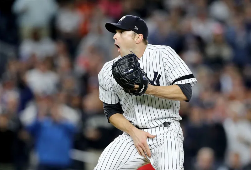 Yankees David Robertson had a priceless reaction in baseball game