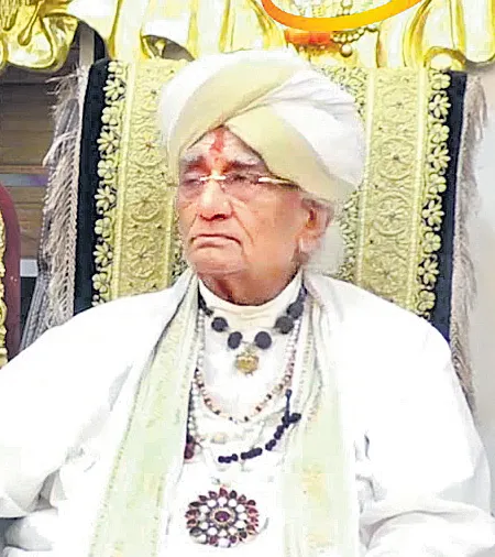 82-year-old Swamiji's son  - Sakshi