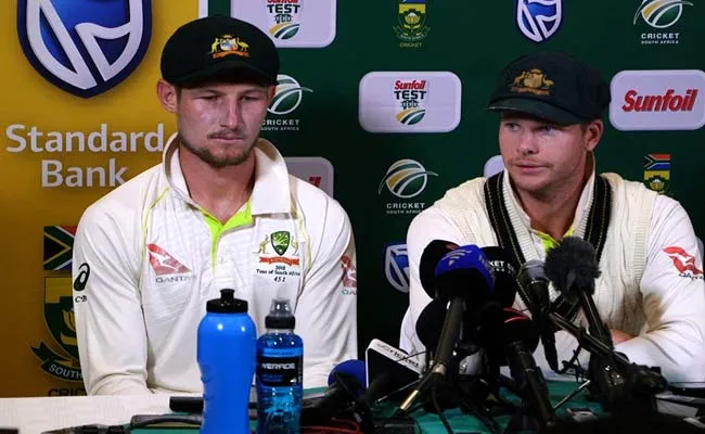 Steve Smith suspended and Bancroft handed three demerit points - Sakshi