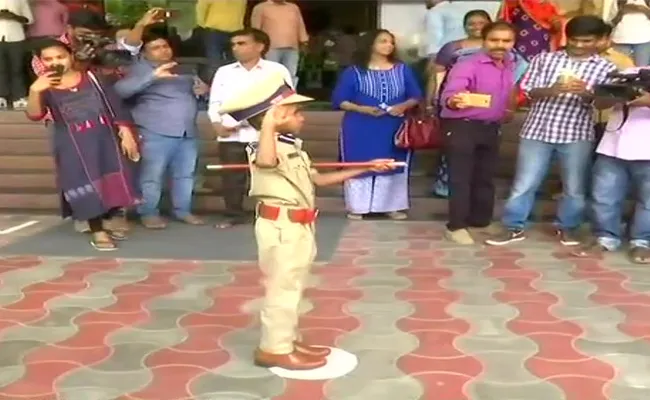 Rachakonda Police Fulfill Child Wish - Sakshi