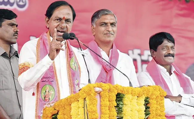 TRS Will Work For Farmers Development Says KCR - Sakshi