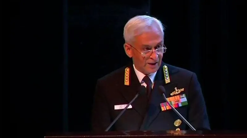 Navy Chief Sunil Lanba Says Terrorists Are Being Trained To Carry Out Operations Via Sea - Sakshi