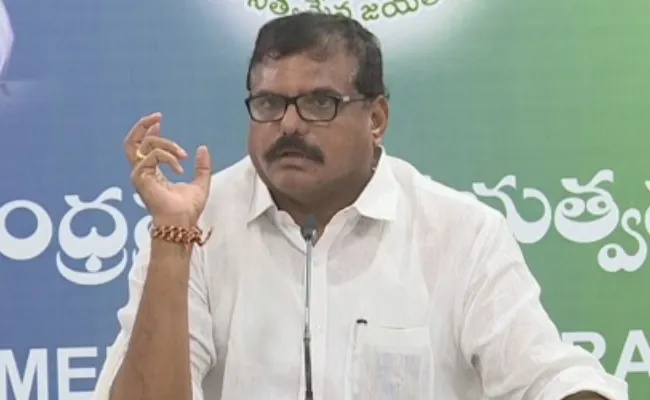 Botsa Satyanarayana Slams On Chnadrababu And Pawan Kalyan In Amaravati - Sakshi
