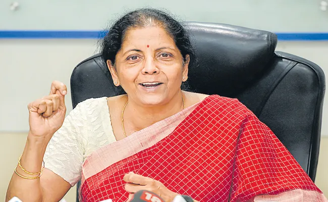 Nirmala Sitharaman Comments On Insurance Enhancement Act on Deposits - Sakshi