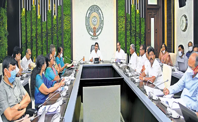 CM YS Jagan High Level Review On Grain Procurement - Sakshi