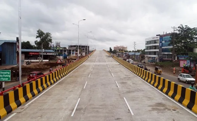 Bihar Minister Shares Hyderabad Fly Over Image As Bihar Flyover - Sakshi