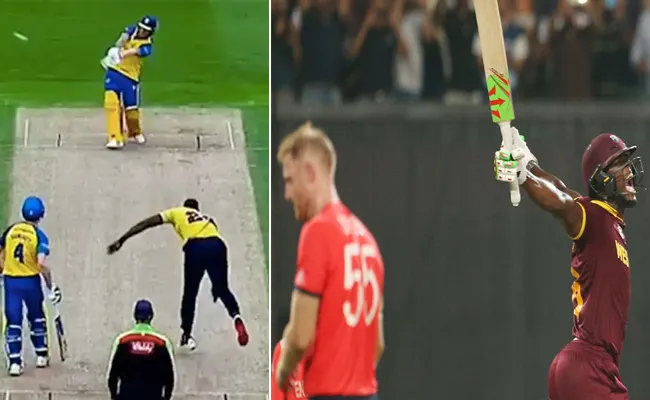 Finally Ben Stokes Takes Revenge On Carlos Brathwaite For 2016 T20 World Cup Sixes - Sakshi
