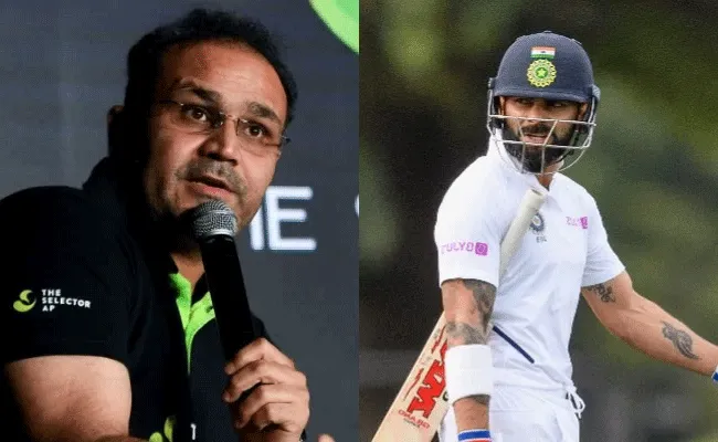 Virender Sehwag Hilarious Satire On Virat Kohli No Centuries For 2 Years - Sakshi
