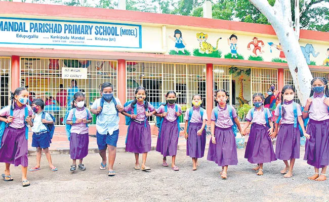 Schools Reopen In AP On August 16th Student Feeling Happy - Sakshi