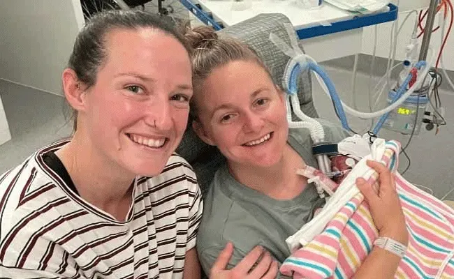 Megan Schutt And Jess Holyoake Blessed With A Baby Girl - Sakshi
