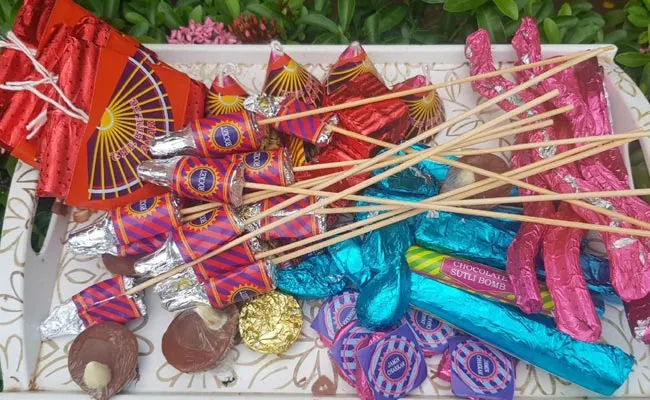 Special Story On Diwali Chocolate Crackers - Sakshi