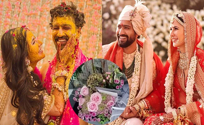 Is Katrina Kaif, Vicky Kaushal Send Wedding Reception Hamper To Bollywood Celebs - Sakshi