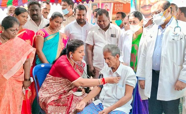 MLA Rk Roja Exhibits Her Desire As Doctor - Sakshi