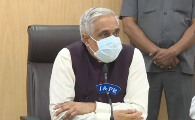 AP CS Sameer Sharma Press Meet At Amaravati - Sakshi