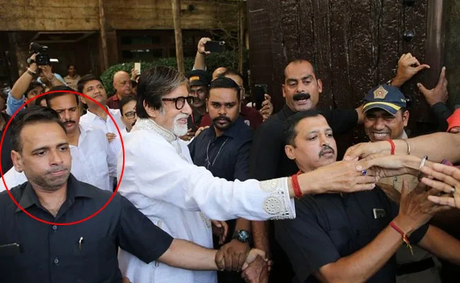 Constable Jitendra Shinde Who Was Amitabh Bodyguard Once Suspended - Sakshi