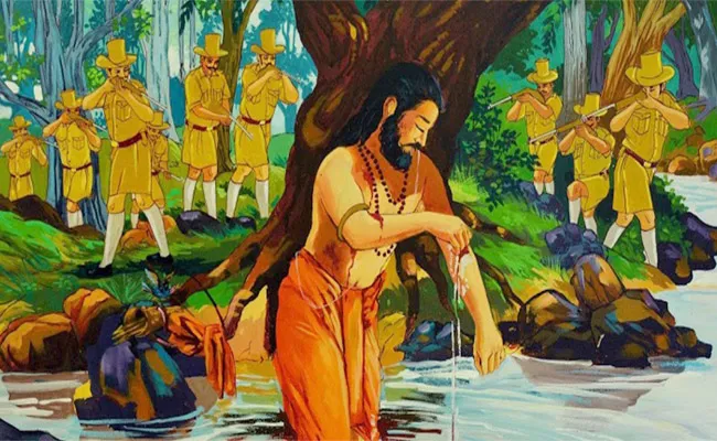 18 Foot Alluri Sitarama raju Statue is being Erected in Koyyuru Visakhapatnam - Sakshi
