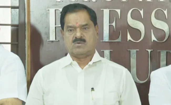 Deputy CM Narayana Swamy Fires On TDP Leaders - Sakshi