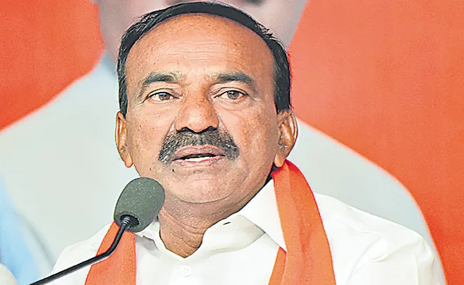 BJP MLA Etela Rajender Fires on CM KCR - Sakshi