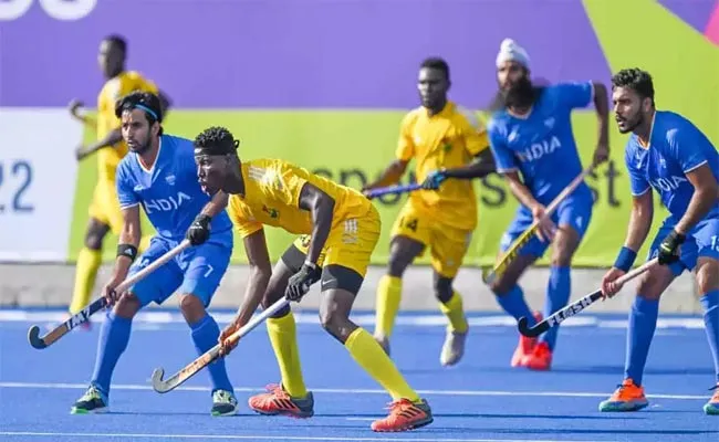 CWG 2022: Indian Mens Hockey Team Trounce Ghana 11 0 In Opening Match - Sakshi