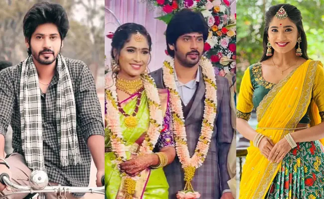 TV Actor Amardeep Chowdary And Tejaswini Gowda Engagement Video Viral - Sakshi