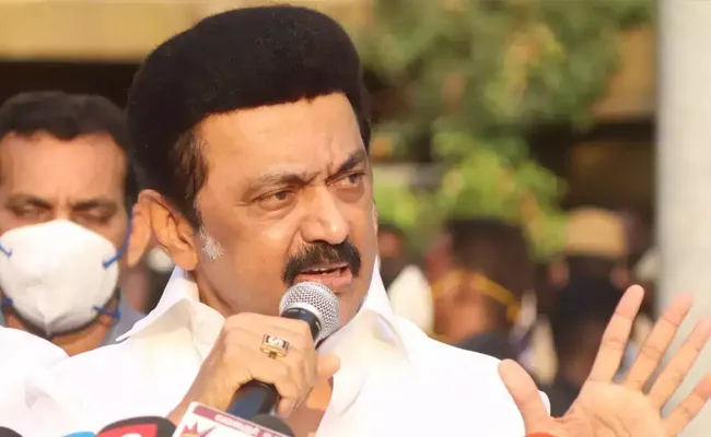 Tamil Nadu CM MK Stalin Warns Center On Hindi Imposition - Sakshi