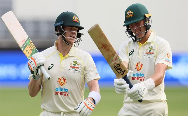 AUS VS WI 1st Test: Labuschagne Knocks Double, Steve Smith Equals Bradman Record - Sakshi