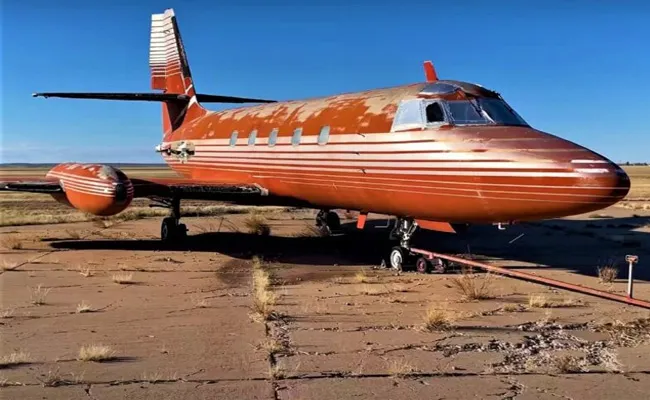 American Singer Elvis Presley Private Jet Set For Auction - Sakshi
