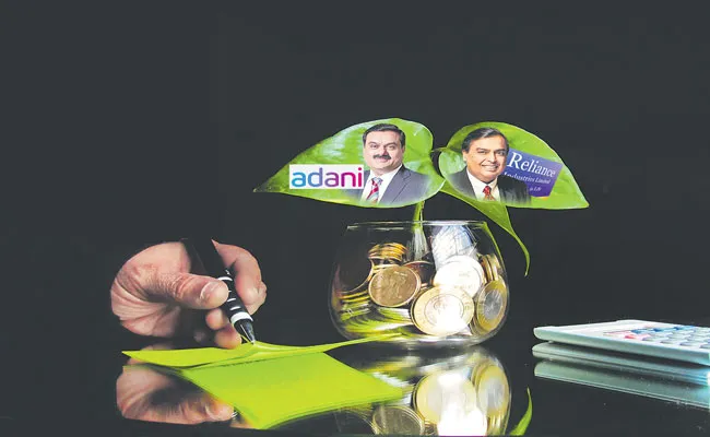 Top 100 Firms Create 92. 2 Lakh Crore Wealth Led By Reliance 2 Adani Companies - Sakshi
