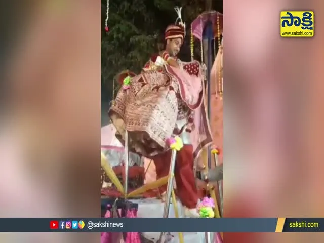 Groom Carriying Bride Falls Off Stage Video Goes Viral