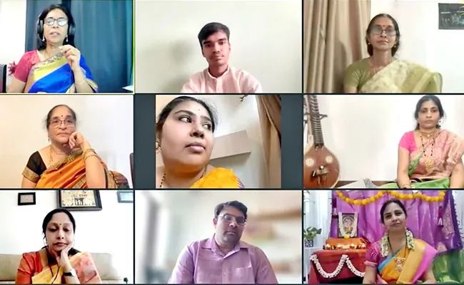 Maha Shivratri Online event on devotional songs Sri Samskrutika Kalasaradhi Singapore - Sakshi