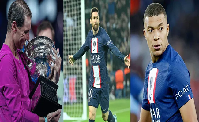 Messi Battles Kylian Mbappe-Rafael Nadal-Steph Curry-Laureus Award - Sakshi