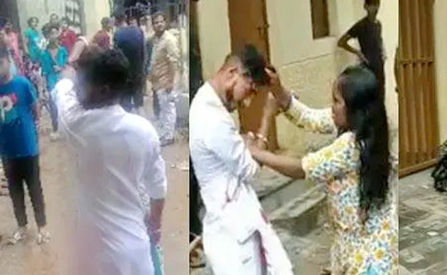 Gurugram Teen Stabbed To Death By Ex-Fiance Video Viral - Sakshi