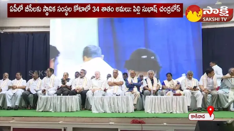 BC Garjana Meeting In Kakinada