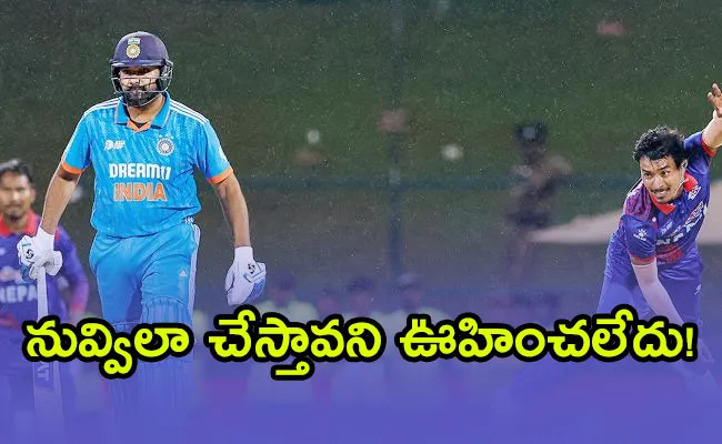 What A Shame Rohit Roasted For Signing Autograph for Sandeep Lamichhane - Sakshi