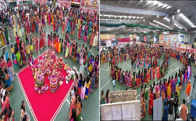 Bathukamma Celebrated With Gaiety In Melbourne - Sakshi
