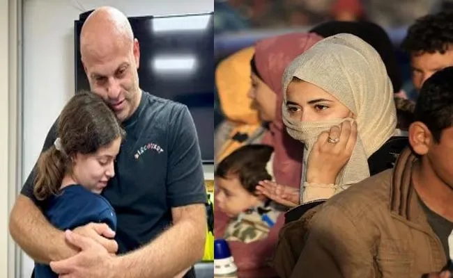 Hamas Releases 17 Hostages Held Captive In Gaza - Sakshi