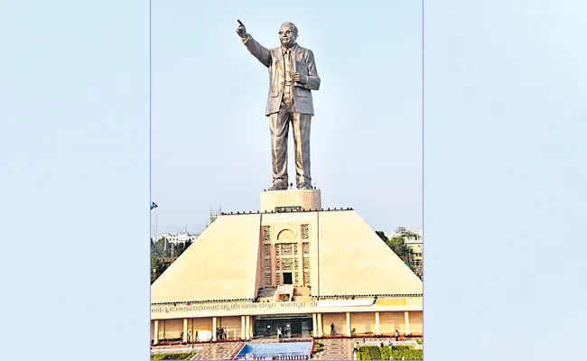 Dr BR Ambedkar Samajika Nyaya Maha Shilpam - Sakshi