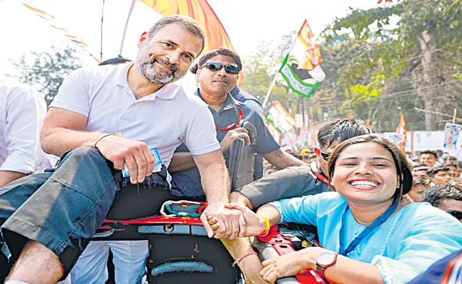 Rahul Gandhi: BJP-RSS spreading hatred, while love is in India DNA - Sakshi
