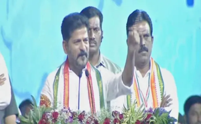 CM Revanth Reddy Fires On KCR And PM Modi At Mahabubnagar meeting - Sakshi