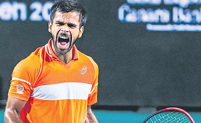 Monte Carlo Masters Series: Sumit Nagal stuns World No. 38 Matteo Arnaldi in Monte Carlo - Sakshi