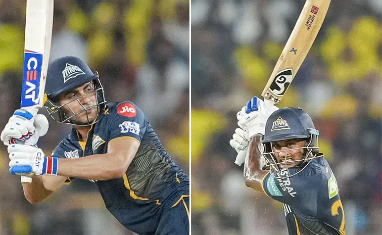 Gill-Sudharsan take Gujarat Titans to 231/3 vs CSK