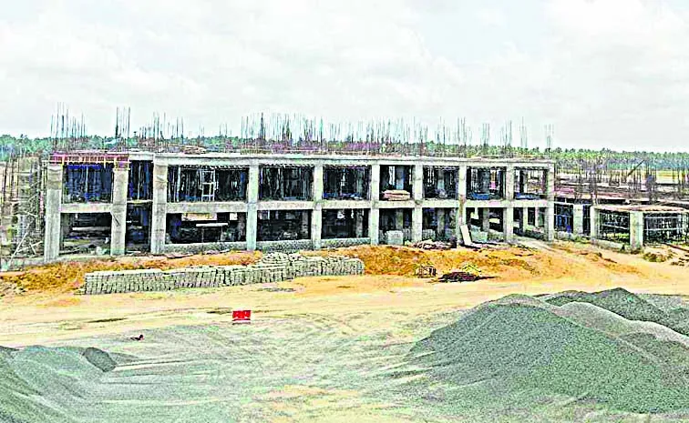 Speed of medical college construction work in Amalapuram