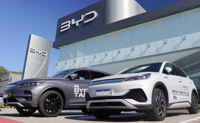 BYD 100 Dealership Store Start In Brazil