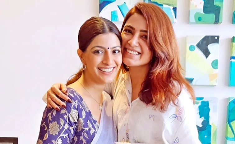 Varalaxmi Sarathkumar invites Samantha Ruth Prabhu to her wedding