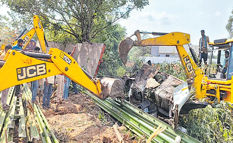 Speed breakers took the life of a lorry driver