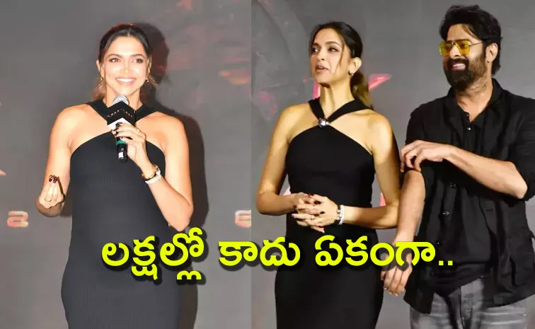 Deepika Padukone Glam up with Diamond Bracelet in Kalki 2898 AD Pre Release Event