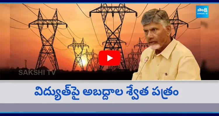 Chandrababu Government Fake White Paper On Power Sector