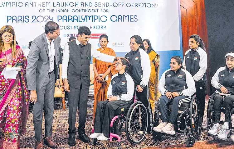 Indian para athletes left for Paris
