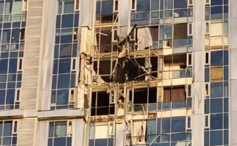 Drone Crashes Into Russias Tallest Building